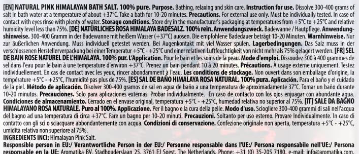 Himalayan Salt Pink Crystal Salt 46 Oz - 100% Pure & Natural - Himalayan Salt for Good Sleep - Stress Relief - Detox Cleanse