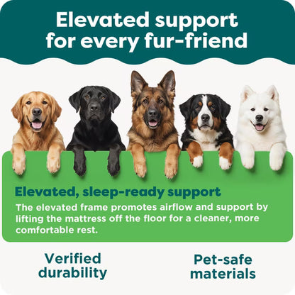 Steady Paws Multi-Step Pet Stairs for High Beds & Sofas - Brown, 3-Step