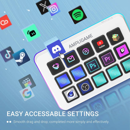 D6W Streaming Keyboard &Amp; Controller