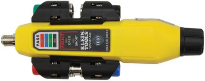 Klein Tools VDV512-101 Explorer 2 Coax Tester Kit, Includes Cable Tester/Wire Tracer/Coax Mapper with Remotes to Test up to 4 Locations