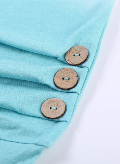 Girls Casual Tunic Tops Knot Front Long Sleeve Loose Soft Blouse T-Shirt Size 4-13