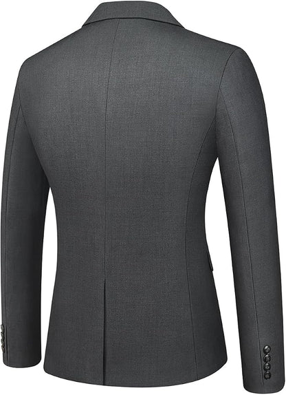 Men's Sport Coat Slim Fit Suit Jacket for Men Two Button Sport Coat for Wedding, Casual