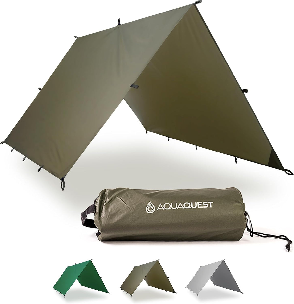 Guide Tarp – Ultralight Waterproof (5,000 Mm) Seam-Taped 40D Ripstop Rain Fly for Backpacking, Stealth Camping & Thru-Hiking
