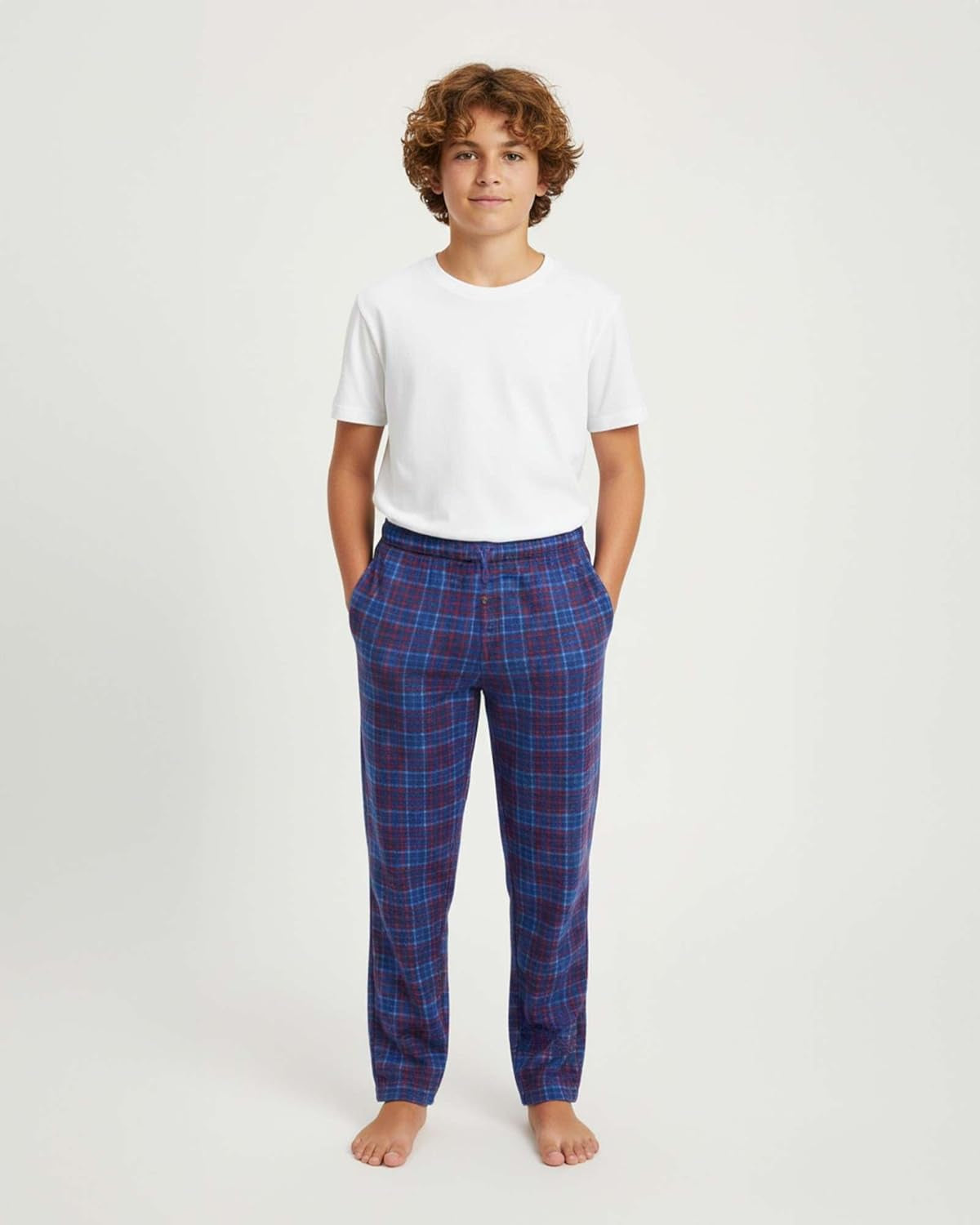 3 Pack: Boys' Fleece Pajama Pants Soft PJ Bottoms for Kids Youth Teens Sleepwear (Ages 5-18)