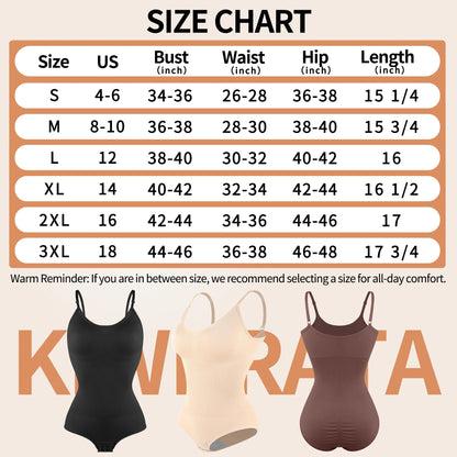 Shapewear Bodysuit for Women Tummy Control Body Shaper Snatched High Waist Body Suit