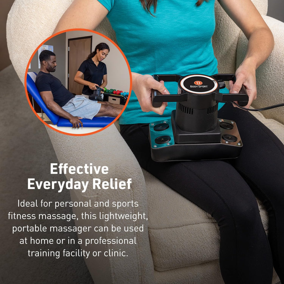 Therapeutic Variable Speed Professional Vibrating Massager for Pain & Aching Muscle Relief – High-Powered, Effective, Chiropractic Myofascial Release Tool & Trigger Point Therapy