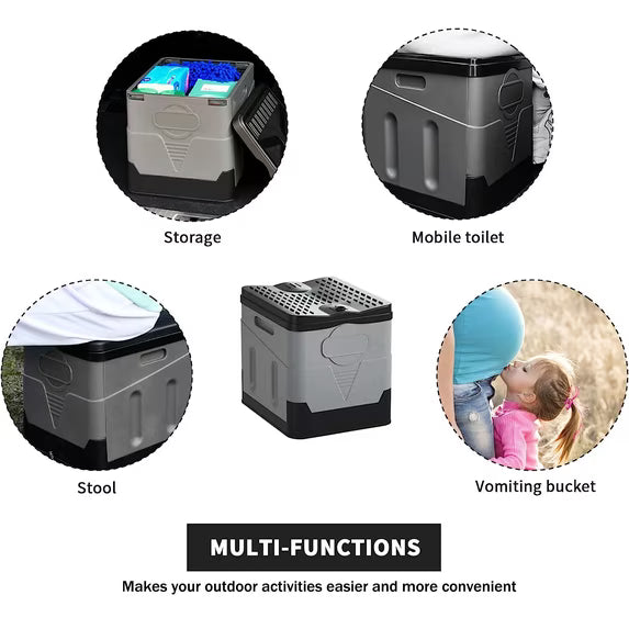 Portable Toilet for Camping with Camping Potty
