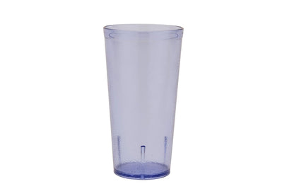 G.E.T. 6620-1-BL-EC Heavy-Duty Plastic Restaurant Tumblers, 20 Ounce, Blue (Set of 4) | Dishwasher Safe, Bpa-Free, Shatterproof, Stackable, Restaurant Service, Great for Water, Juice, Soft Drinks and Cocktails