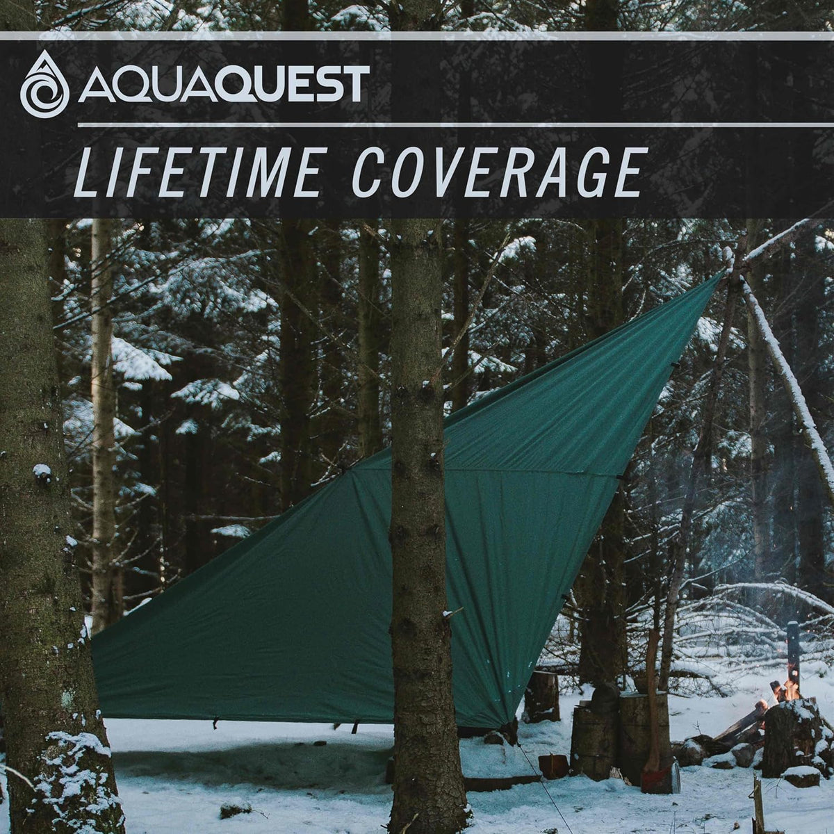 Guide Tarp – Ultralight Waterproof (5,000 Mm) Seam-Taped 40D Ripstop Rain Fly for Backpacking, Stealth Camping & Thru-Hiking