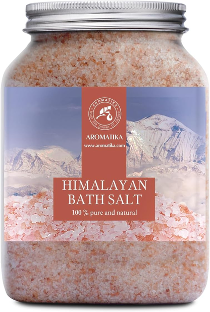 Himalayan Salt Pink Crystal Salt 46 Oz - 100% Pure & Natural - Himalayan Salt for Good Sleep - Stress Relief - Detox Cleanse