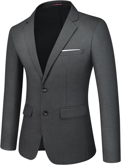 Men's Sport Coat Slim Fit Suit Jacket for Men Two Button Sport Coat for Wedding, Casual