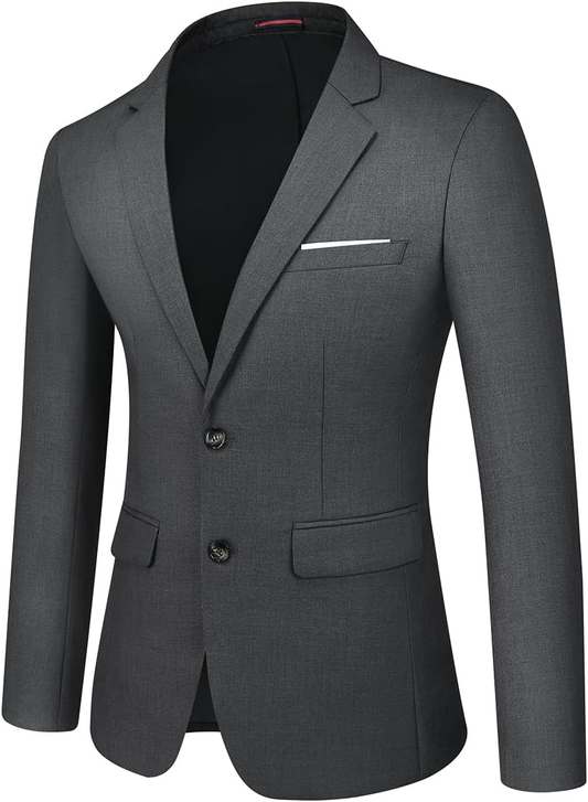 Men's Sport Coat Slim Fit Suit Jacket for Men Two Button Sport Coat for Wedding, Casual