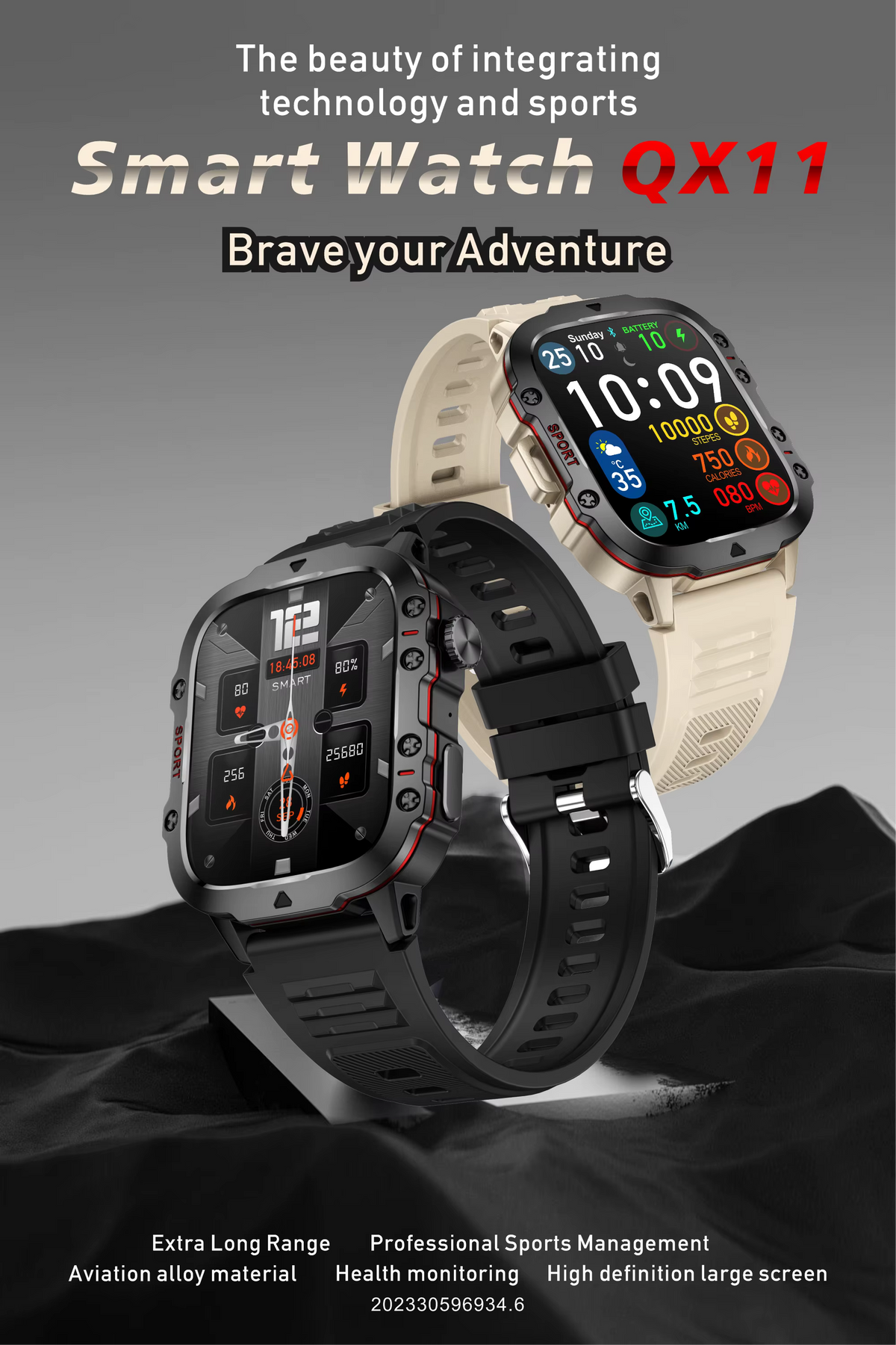 New Smart Watch 1.96 Inch Screen 420 Mah Bluetooth Call Voice Assistant Watch Sports Fitness Waterproof Smartwatch for Men