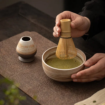 Japanese Matcha Set Safe Bamboo Whisk Teaspoon Tea Sets Indoor Beverage Shop Tea-Making Tools Accessories Birthday Gifts Home