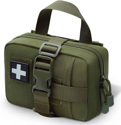 Upgrade Molle Rip Away Ifak Pouch, Tactical Small Belt First Aid Pouch Medical Utility EMT Pouch Only