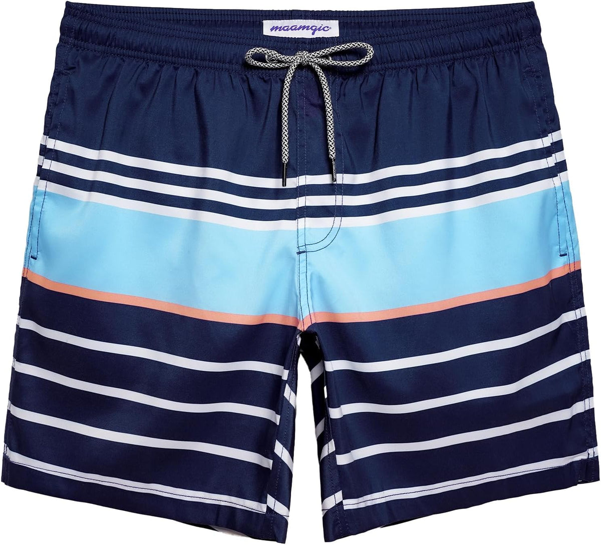 Mens Swim Trunks Quick Dry Swim Shorts with Mesh Lining Funny Swimwear Bathing Suits 7Inch