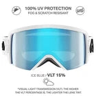 Wildhorn Cristo Ski Goggles Men Women - Anti-Fog OTG Snow Goggles