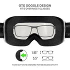 Wildhorn Cristo Ski Goggles Men Women - Anti-Fog OTG Snow Goggles