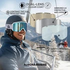 Wildhorn Cristo Ski Goggles Men Women - Anti-Fog OTG Snow Goggles