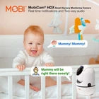 cam HDX Wi-Fi Pan & Tilt Smart Nursery Monitoring Camera, Baby Video Monitor, Night Vision, Motion Detection, Full HD, Two-Way Audio, Remote View & Recording with Free Smart App