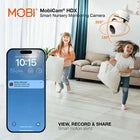 cam HDX Wi-Fi Pan & Tilt Smart Nursery Monitoring Camera, Baby Video Monitor, Night Vision, Motion Detection, Full HD, Two-Way Audio, Remote View & Recording with Free Smart App