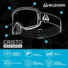 Wildhorn Cristo Ski Goggles Men Women - Anti-Fog OTG Snow Goggles