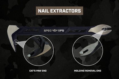 Tools Nail Puller Cats Paw Pry Bar for Prying, Demolition & Nail Pulling, High-Carbon Steel, 10 Inch